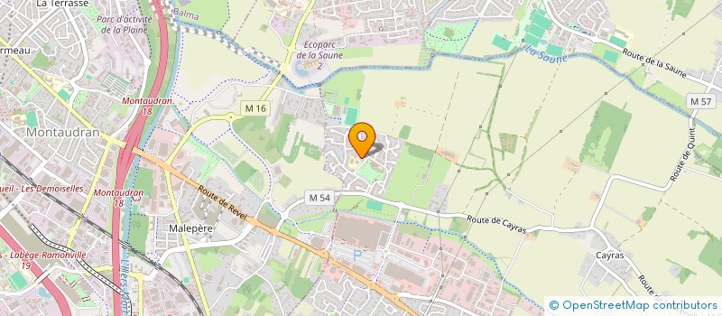 localisation de l'entreprise SCI LES 2 C  SAINT-ORENS-DE-GAMEVILLE