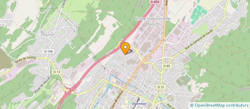 localisation de l'entreprise SCI LES 2 C à OYONNAX