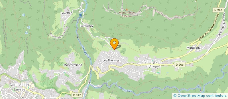 localisation de l'entreprise SCI LES 2 C  SAINT-JEAN-D'ARVEY