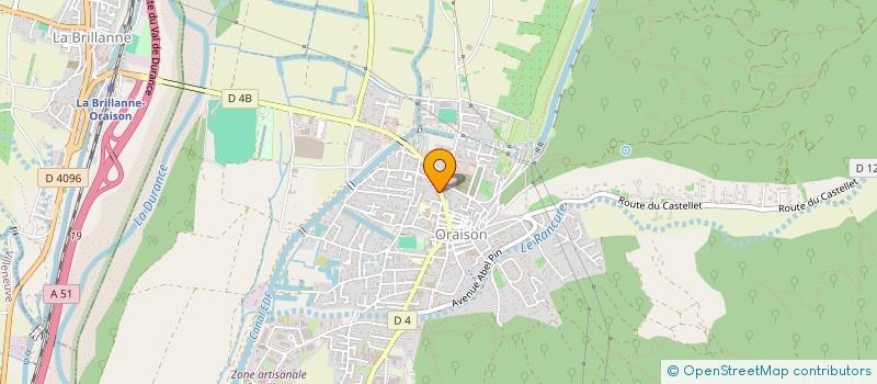 localisation de l'entreprise SCI LES 2 CEDRES  ORAISON