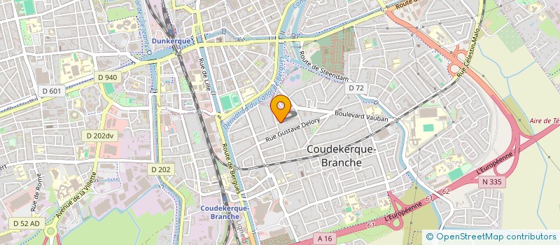 localisation de l'entreprise SCI LES 2 CHALETS  COUDEKERQUE-BRANCHE