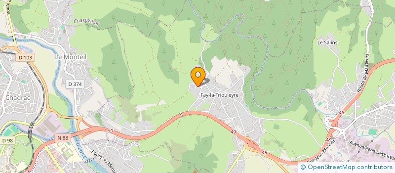 localisation de l'entreprise SCI LES 2 CHARPERRE  COUBON