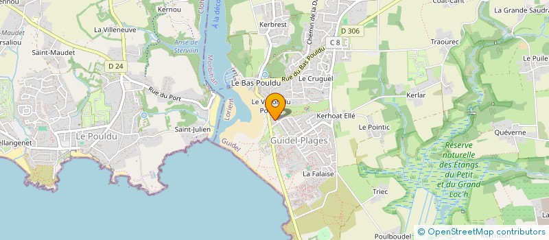 localisation de l'entreprise SCI LES 2 CHATS  GUIDEL