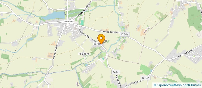 localisation de l'entreprise SCI LES 2 CHENES  LE BURGAUD