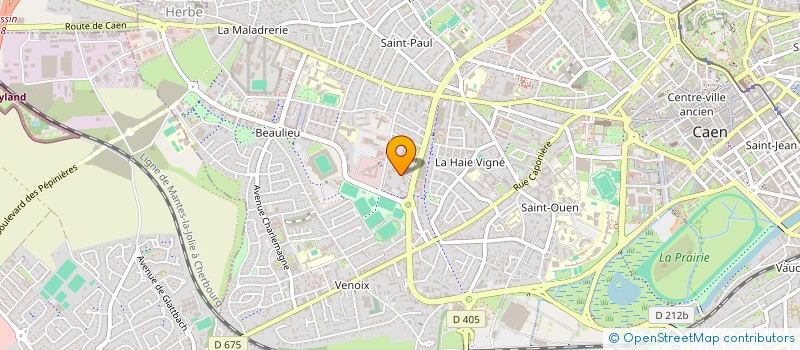 localisation de l'entreprise SCI LES 2 CMT  CAEN