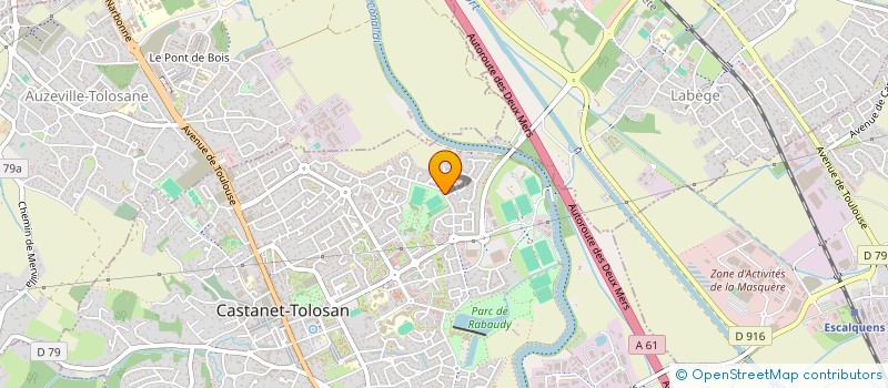 localisation de l'entreprise SCI LES 2 D BIS à CASTANET-TOLOSAN