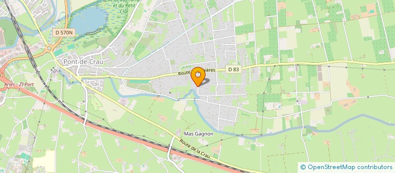 localisation de l'entreprise SCI LES 2 DECIDES à ARLES