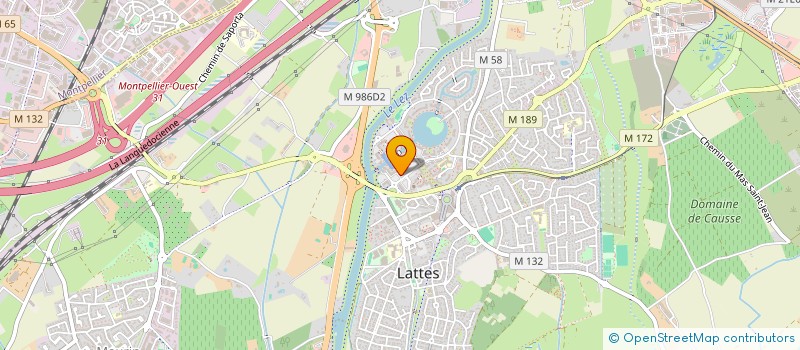 localisation de l'entreprise SCI LES 2 ELLES à LATTES