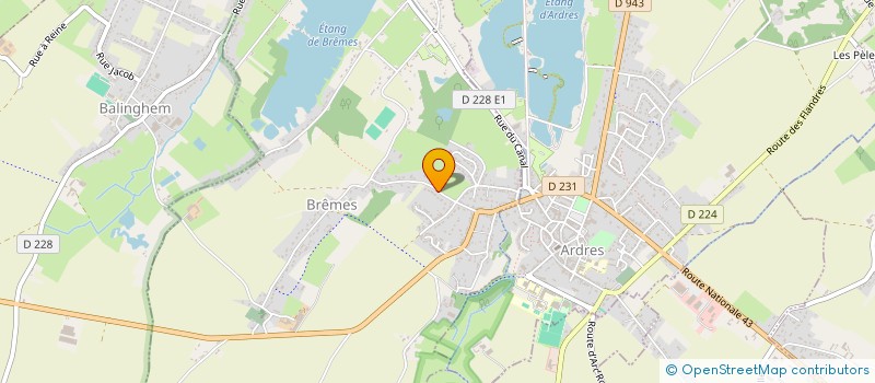 localisation de l'entreprise SCI LES 2 F  BREMES