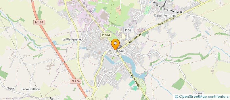 localisation de l'entreprise SCI LES 2 F  TORIGNY-LES-VILLES