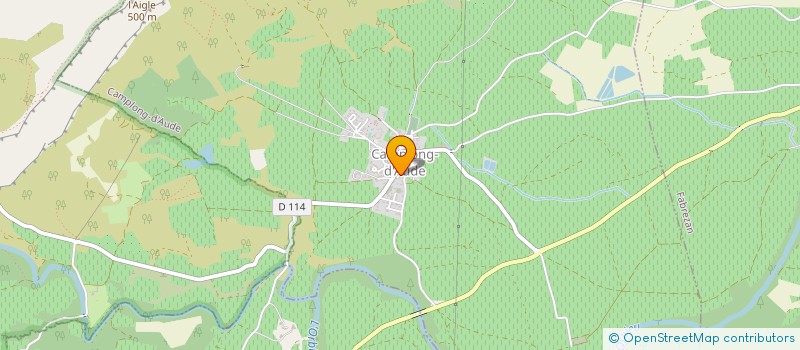 localisation de l'entreprise SCI LES 2 F  CAMPLONG-D'AUDE