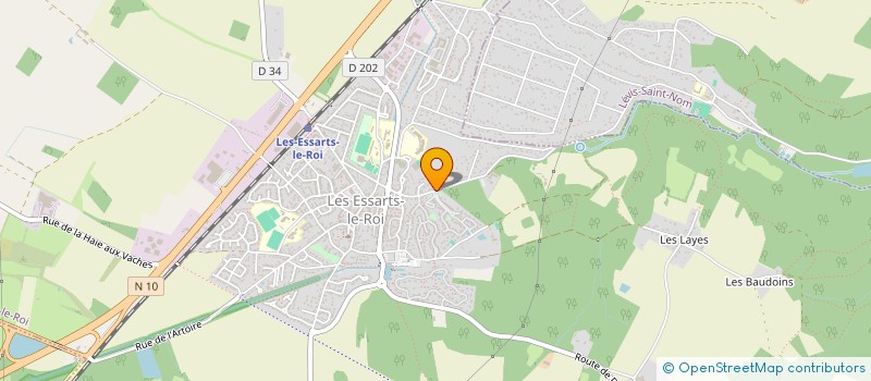 localisation de l'entreprise SCI LES 2 FONTAINES  LES ESSARTS-LE-ROI