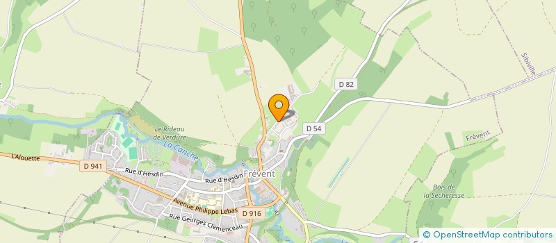 localisation de l'entreprise SCI LES 2 FRERES  FREVENT