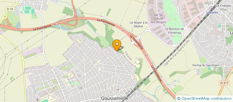 localisation de l'entreprise SCI LES 2 FRERES à GOUSSAINVILLE