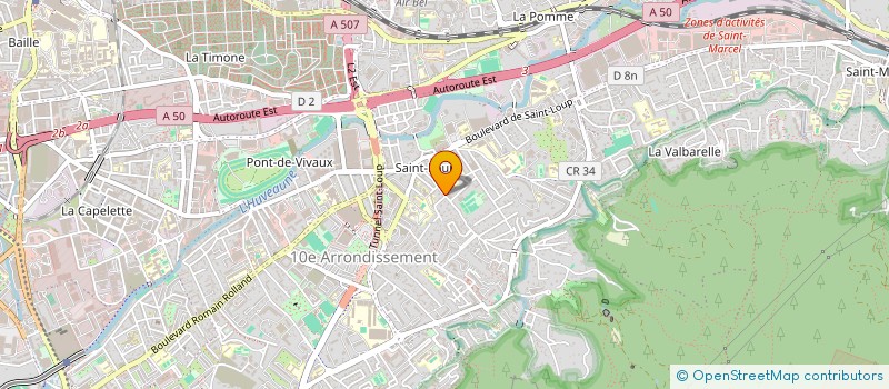 localisation de l'entreprise SCI LES 2 FRERES à MARSEILLE 10EME