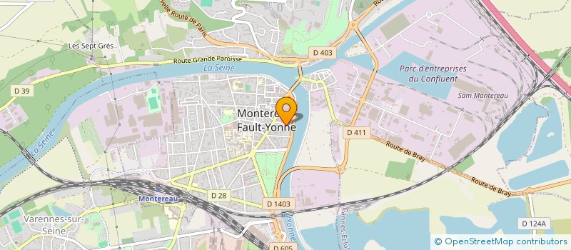 localisation de l'entreprise SCI LES 2 G à MONTEREAU-FAULT-YONNE