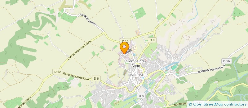 localisation de l'entreprise SCI LES 2 ILES à VALENSOLE