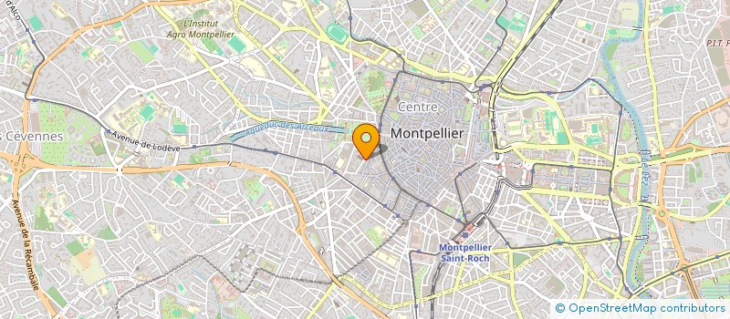 localisation de l'entreprise SCI LES 2 J à MONTPELLIER