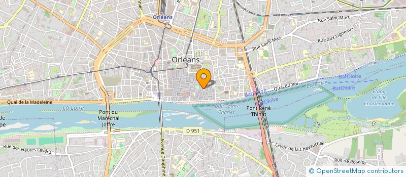 localisation de l'entreprise SCI LES 2 JP à ORLEANS