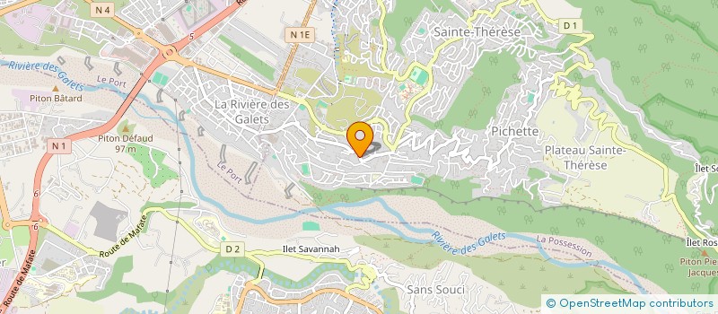 localisation de l'entreprise SCI LES 2 K à LA POSSESSION