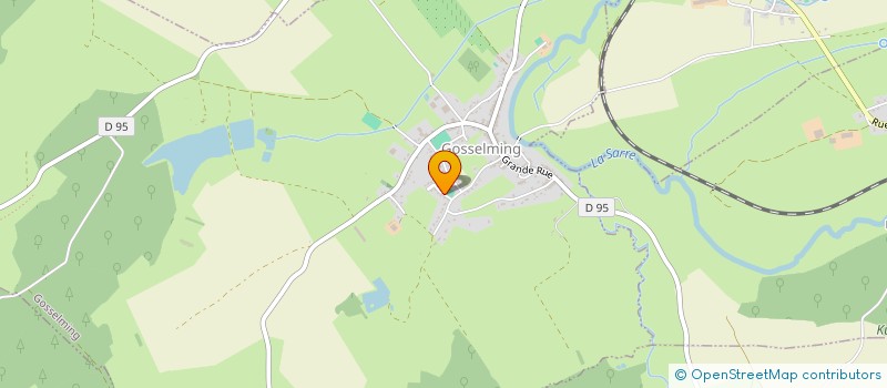 localisation de l'entreprise SCI LES 2 K  GOSSELMING