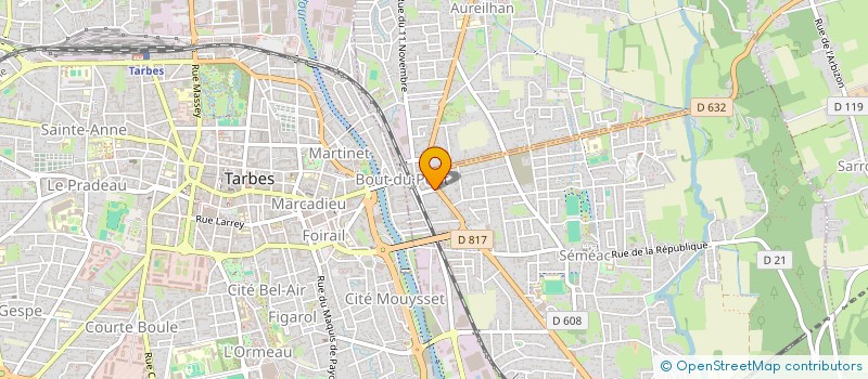 localisation de l'entreprise SCI LES 2 L  SEMEAC