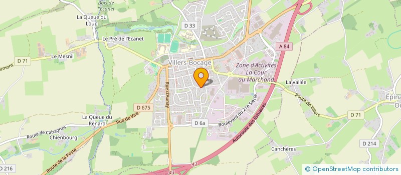 localisation de l'entreprise SCI LES 2 L  VILLERS-BOCAGE