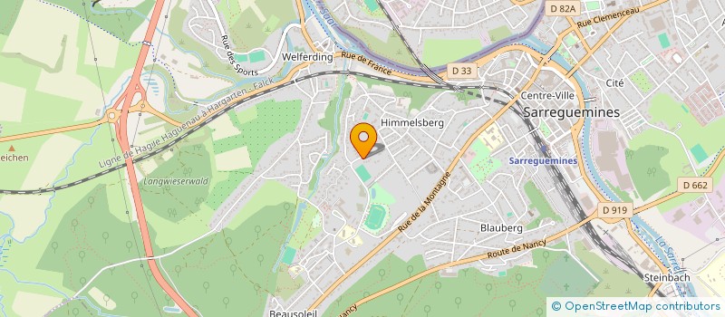 localisation de l'entreprise SCI LES 2 L à SARREGUEMINES