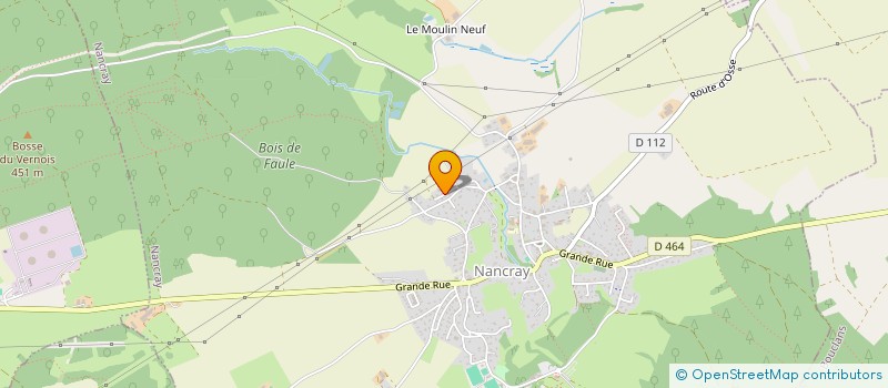 localisation de l'entreprise SCI LES 2 LACS  NANCRAY