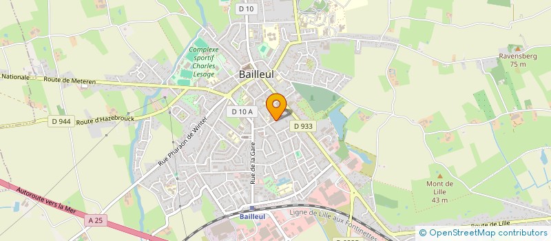 localisation de l'entreprise SCI LES 2 LOTS à BAILLEUL