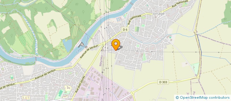 localisation de l'entreprise SCI  LES 2 M  JONAGE