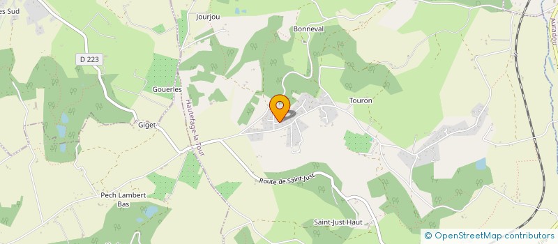 localisation de l'entreprise SCI LES 2 M  HAUTEFAGE-LA-TOUR