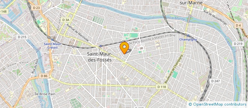 localisation de l'entreprise SCI LES 2 M à SAINT-MAUR-DES-FOSSES