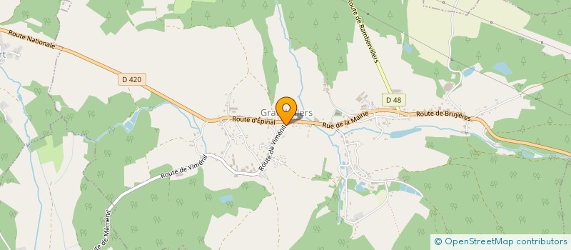 localisation de l'entreprise SCI LES 2 MAURICE  MEMENIL