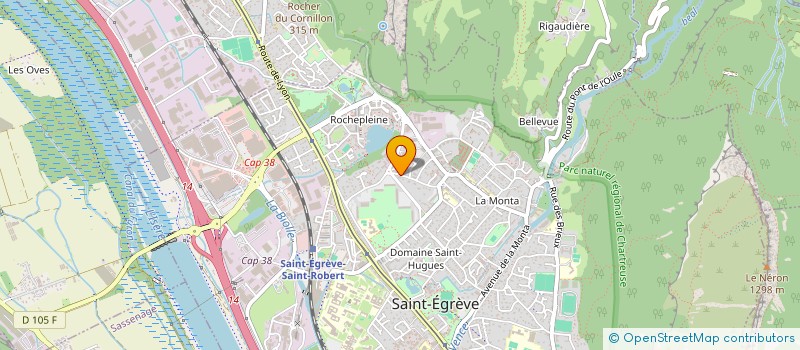 localisation de l'entreprise SCI LES 2 MONTAGNES  SAINT-EGREVE