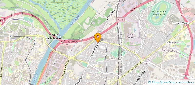 localisation de l'entreprise SCI LES 2 MOULINS A VENT à ANGERS