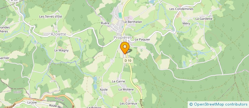 localisation de l'entreprise SCI LES 2 P  PROPIERES