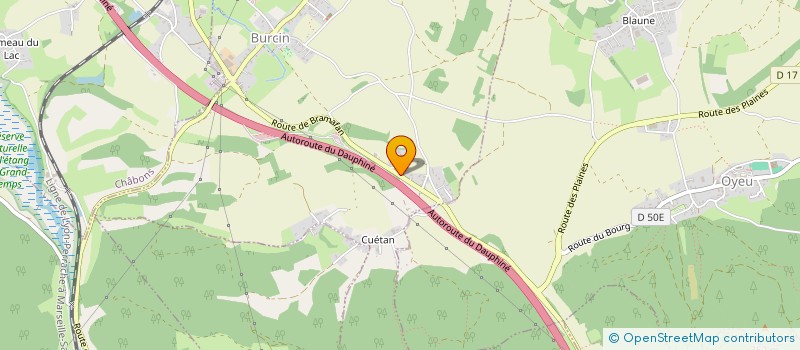 localisation de l'entreprise SCI LES 2 PETITES FEES  BURCIN