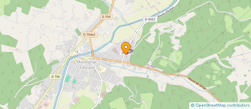 localisation de l'entreprise SCI LES 2 PIERRES à MONTIGNAC-LASCAUX