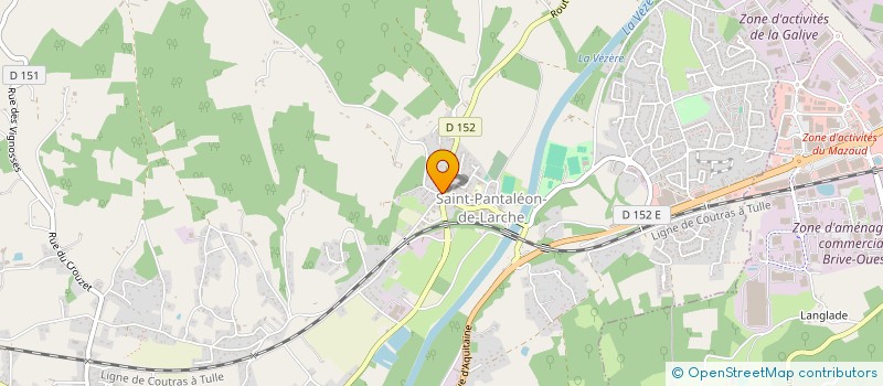 localisation de l'entreprise SCI LES 2 POMMES  SAINT-PANTALEON-DE-LARCHE