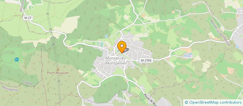 localisation de l'entreprise SCI   LES 2 R  MURVIEL-LES-MONTPELLIER
