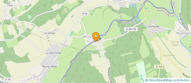 localisation de l'entreprise SCI LES 2 RIVIERES à DREUX
