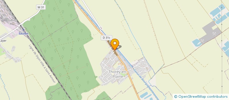 localisation de l'entreprise SCI LES 2 RUCHES  AISEREY