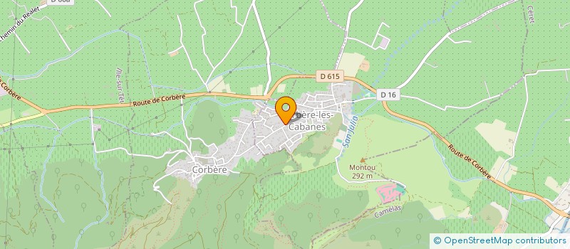 localisation de l'entreprise SCI LES 2 TITS  CORBERE