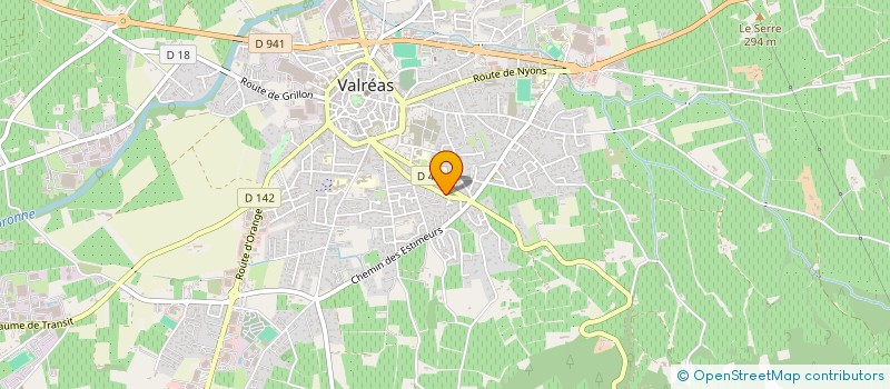 localisation de l'entreprise SCI LES 2 V à VALREAS