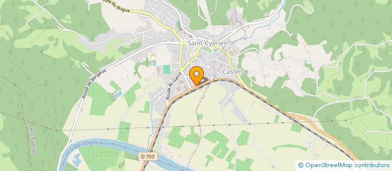 localisation de l'entreprise SCI LES 2 VALLEES à VEZAC