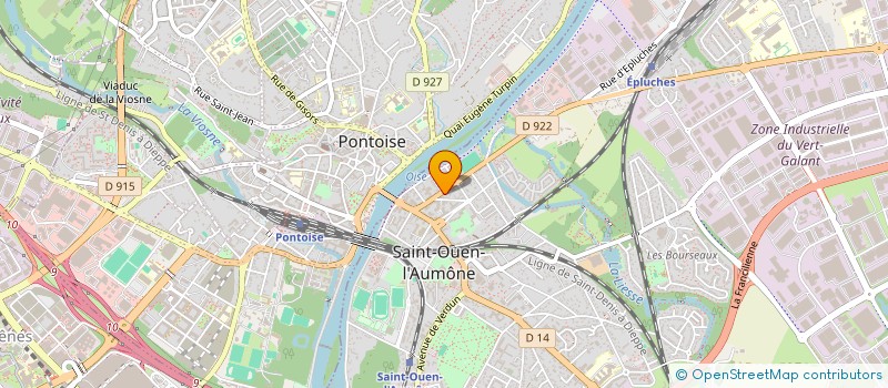 localisation de l'entreprise SCI LES 2 VILLAGES à SAINT-OUEN-L'AUMONE