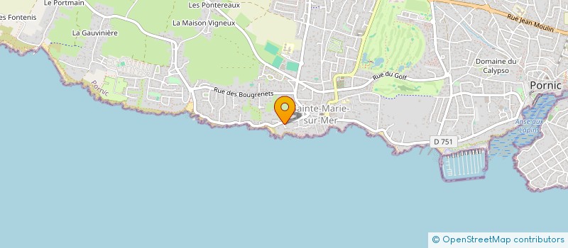 localisation de l'entreprise SCI LES 2 VOILIERS  PORNIC