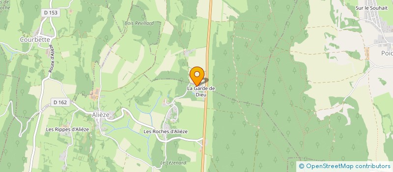 localisation de l'entreprise SCI LES 2A  ALIEZE