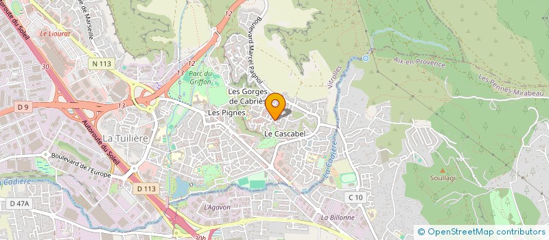 localisation de l'entreprise SCI LES 2A à VITROLLES